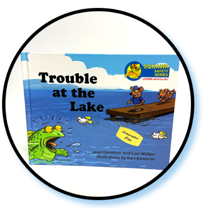 Picture of "Trouble at the Lake" Autographed Children's Book #1
