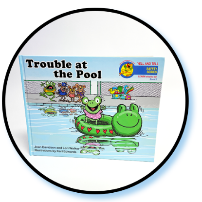 Picture of "Trouble at the Pool" Autographed Children's Book #5